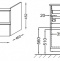 Тумба под раковину Jacob Delafon Vox 140 см  EB2020-RA-G1C - 1