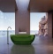 Ванна из полиэфирной смолы Abber Kristall 170х75 зеленый AT9703Emerald - 2