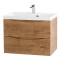 Тумба с раковиной Belbagno Marino 70 светлое дерево  - 1