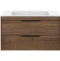 Тумба под раковину Vincea Chiara 80 темное дерево VMC-2C2800TO - 0