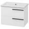 Тумба под раковину Misty Ненси 70 белая матовая П-Нен-09070-012Я - 0