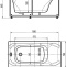 Акриловая ванна Aquatek Альфа 150 см, слив слева ALF150-0000031 - 1