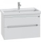 Тумба с раковиной подвесная Санта Лондон 70 белый - 4