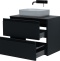 Тумба под раковину Allen Brau Fantasy 80 черный матовый 1.11001.AM - 5