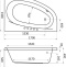 Акриловая ванна Excellent Kameleon 170x110 правая WAEX.KMP17WH - 1