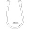 Душевой шланг Ideal Standard Idealflex 125 хром  BE125AA - 1