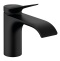 Смеситель для раковины Hansgrohe Vivenis 80 с донным клапаном черный матовый 75010670 - 0