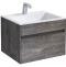 Тумба с раковиной Vincea Chiara 60 серое дерево - 0