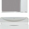 Тумба с раковиной Misty Элвис 85 подвесная, белая - 4