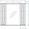 Зеркало-шкаф Stella Polar Кармела 85 с подсветкой белый SP-00001143 - 3