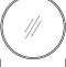 EB1177-GLD ODEON RIVE Круглое зеркало, 70 см - 1