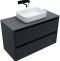 Тумба под раковину Allen Brau Fantasy 100 черный матовый 1.11003.AM - 2