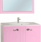 Мебель для ванной Bellezza Эстель 100 розовая - 0