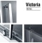 Душевой уголок Gemy Victoria 100х70 хром  S30191HM-A70M - 2