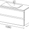 Тумба под раковину Sanvit Авеню-2 100 белый глянец kavenu2100w - 2