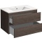 Тумба под раковину Vincea Gio 80 темное дерево VMC-2G800RO - 1