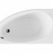 248573000 ванна акриловая CORFU ассиметричная левая /160х90/ (белый) - 0