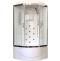 Душевая кабина Royal Bath 100х100 хром стекло матовое с гидромассажем RB100NRW-C-CH-P - 0