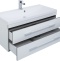 Тумба с раковиной Aquanet Верона 100 подвесная белая - 8