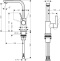 Смеситель Hansgrohe Metris S 31161000 для раковины - 1