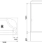 Душевая кабина Royal Bath 100x80 R стекло прозрачное задняя стенка белая RB8100BP5-WT-CH-R - 2