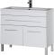 Тумба с раковиной Aquanet Верона 100 белая, 1 ящик, 2 двери 182710 - 4