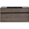 Тумба под раковину Vincea Luka 100 1 ящик темное дерево VMC-2C100RO - 1