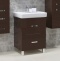 Тумба с раковиной Акватон Америна Н 60 темно-коричневая - 0