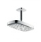 Верхний душ 9 л/мин с потолочным подсоединением Hansgrohe 300 2jet EcoSmart 26608000, хром - 0