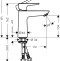 Смеситель Hansgrohe Talis E 71712000 для раковины - 2