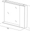 Зеркало-шкаф BelBagno Marino 90 R MARINO-SPC-900/750-1A-BL-P-R - 7