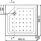 Поддон для душа DIWO K 17-90 90х90 низкий Щ0000055616 - 3