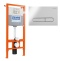 Система инсталляции BelBagno 120 с кнопкой смыва хром BB001-120/BB005-PR-CHROME - 0