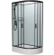 Душевая кабина Frank 120х80 левая черная стекло прозрачное 144009 - 0