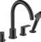 Смеситель Hansgrohe Vernis Shape 71459670 на борт ванны, черный - 0