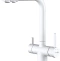 Смеситель для кухни Wasserkraft белый матовый A8357 - 0