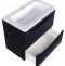 Тумба под раковину Style Line Бергамо мини 60 Люкс Plus, черный  СС-00002318 - 2