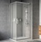 Душевой уголок STWORKI Карлстад DE019RC80100200 100x80 см профиль хром матовый, стекло матовое, прямоугольный 3GW123TTKK000 - 0
