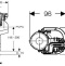 Наливной механизм Geberit Impuls  281.207.00.1 - 1