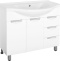Тумба с раковиной Style Line Жасмин 100 белая - 0