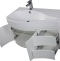 Тумба с раковиной Aquanet Сопрано 2-95  белая L 169631 - 4