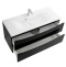 Тумба с раковиной BelBagno Marino 110 черный - 4