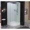 Душевая кабина Frank 100х100 белая стекло прозрачное 126009 - 1