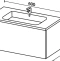 Тумба под раковину Sanvit Кубэ-1 60 белый глянец kkube1060w - 2