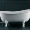Ванна из искусственного камня Астра-Форм Роксбург ножки белые 100-68 - 2