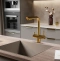 Смеситель для кухни Wasserkraft золото матовый A8387 - 9