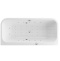 Ванна акриловая Excellent Arana Nano 180х85 с гидромассажем белый - хром WAEX.ARA18.NANO.CR - 0