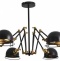 Люстра на штанге LUMINA DECO Valmonti LDP D015-6 BK - 0