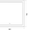 Зеркало BelBagno Kraft  88.5х78.5 с подсветкой, подогревом, хром  SPC-KRAFT-885-785-TCH-WARM - 4