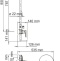 Душевая стойка Wasserkraft хром A16601 - 6